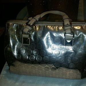 Rose Gold Michael Kors Large Grayson Purse